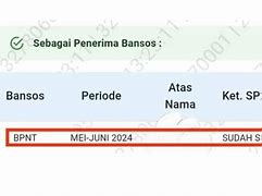 Spm Bansos Adalah